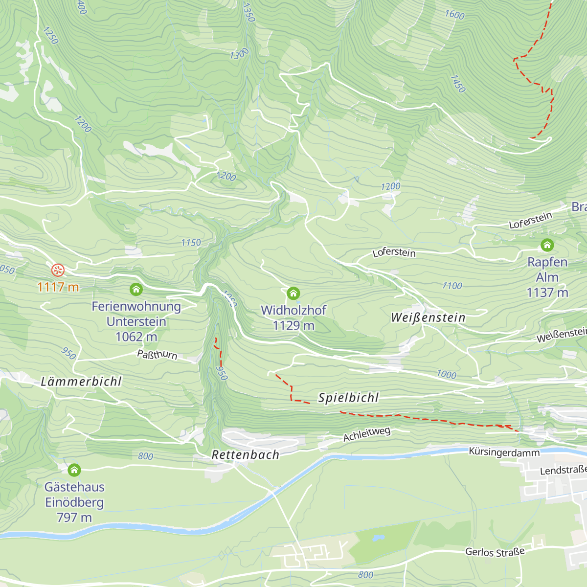 Widholzhof map
