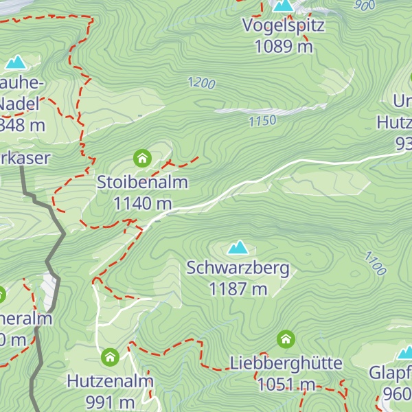 Map of Aßbergalm