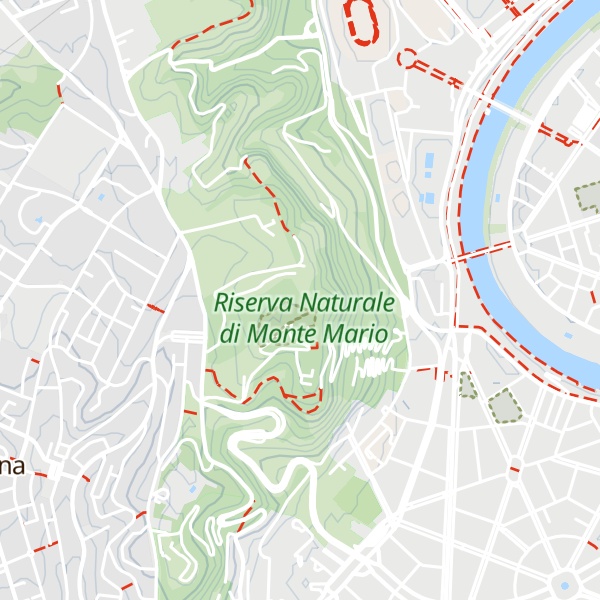 Map of Monte Mario