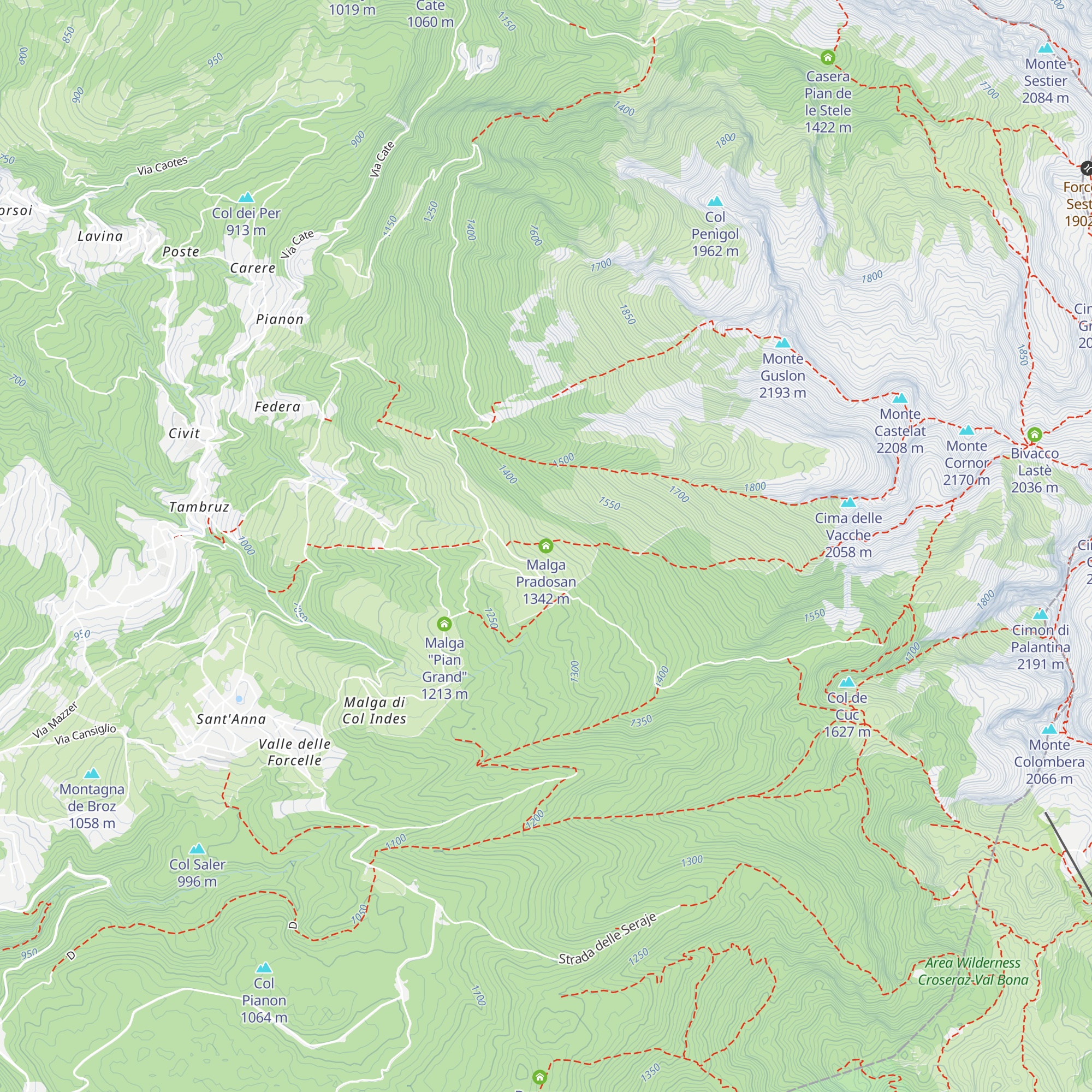 Malga Pradosan map