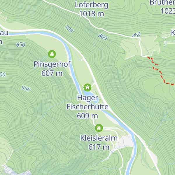 Map of Hager Fischerhütte