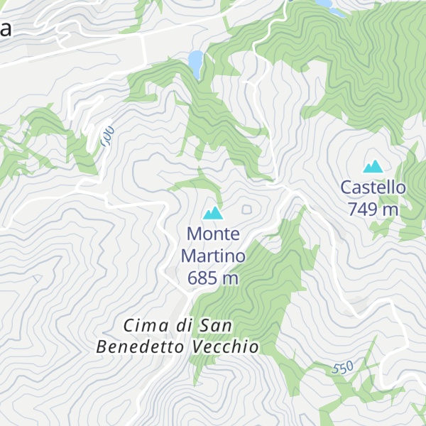 Map of Monte Martino