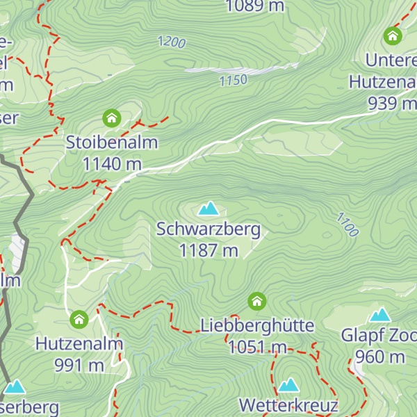 Map of Schwarzberg