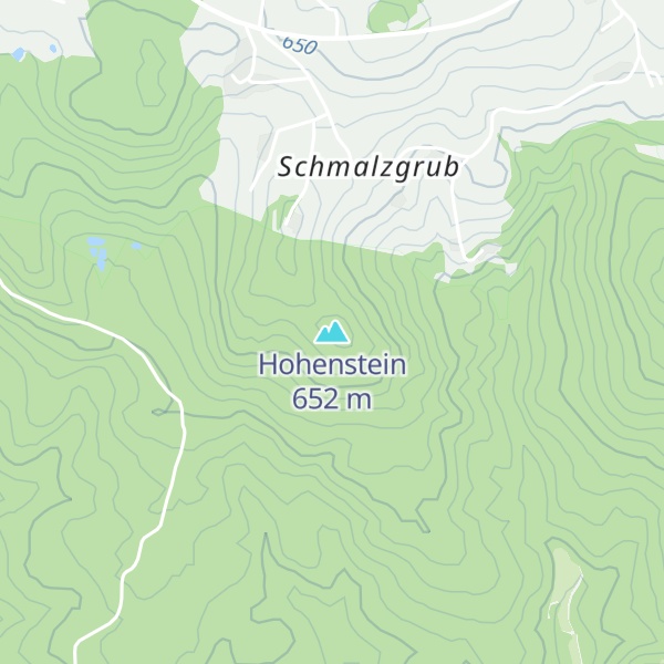 Map of Hohenstein