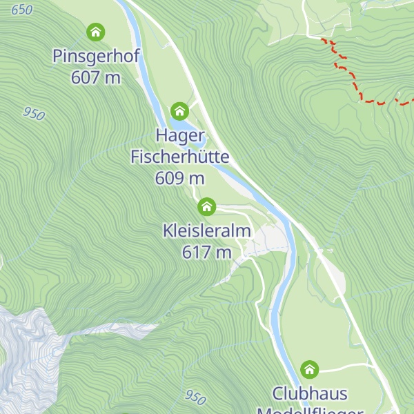 Map of Kleisleralm
