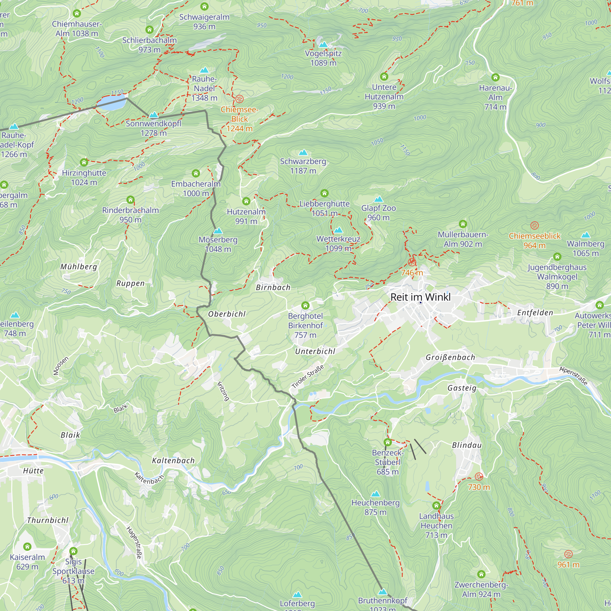 Berghotel Birkenhof map
