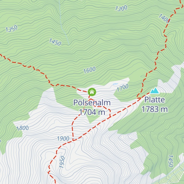 Map of Pölsenalm