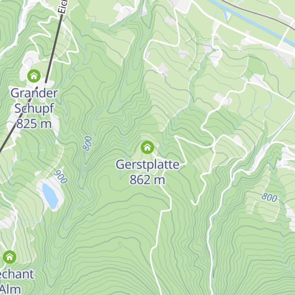 Map of Gerstplatte