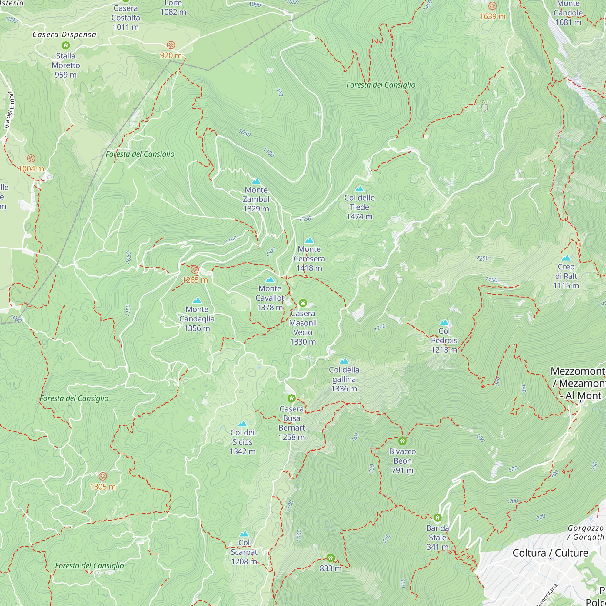 Casera Masonil Vecio map