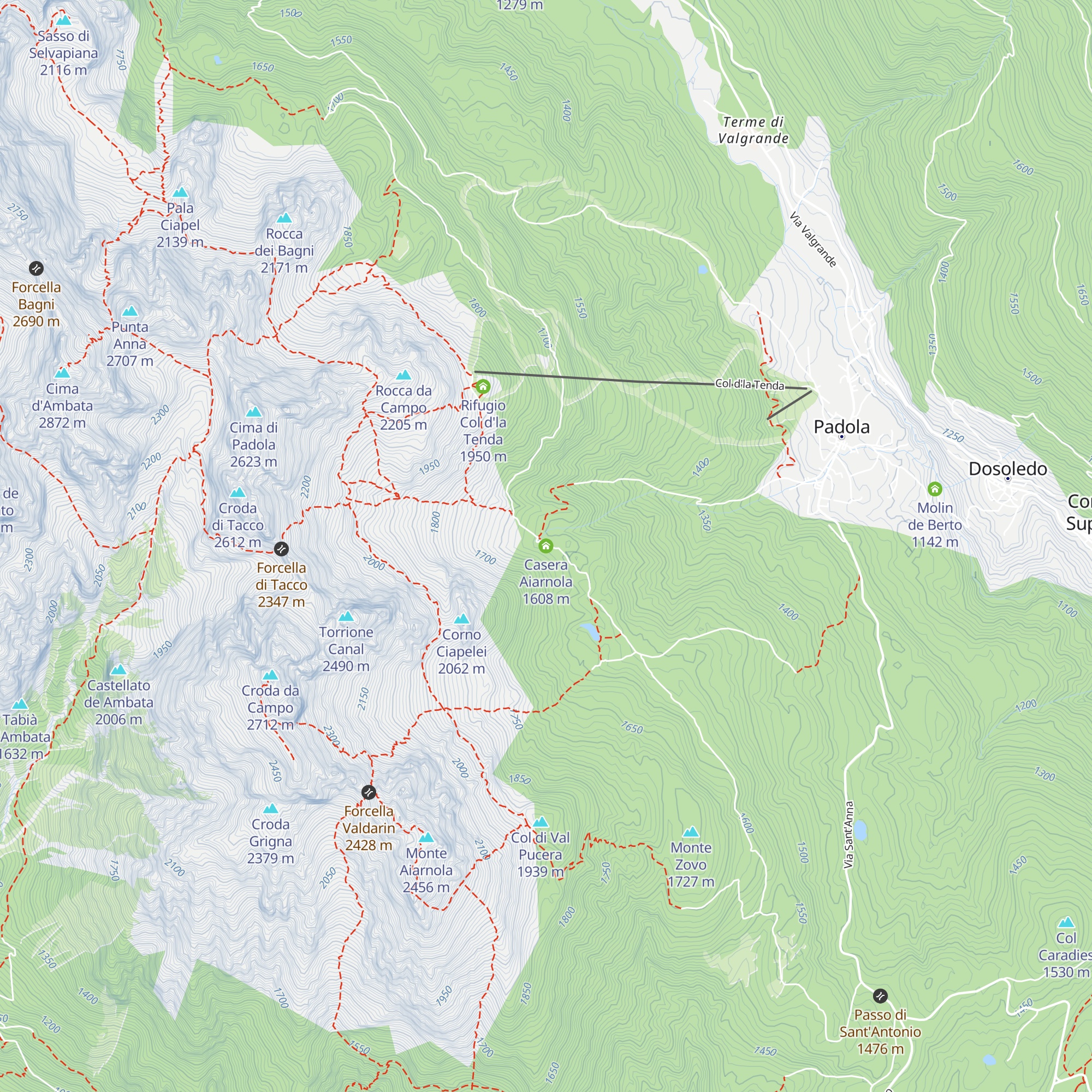 Casera Aiarnola map