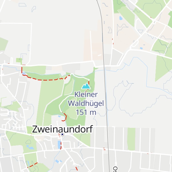 Map of Kleiner Waldhügel