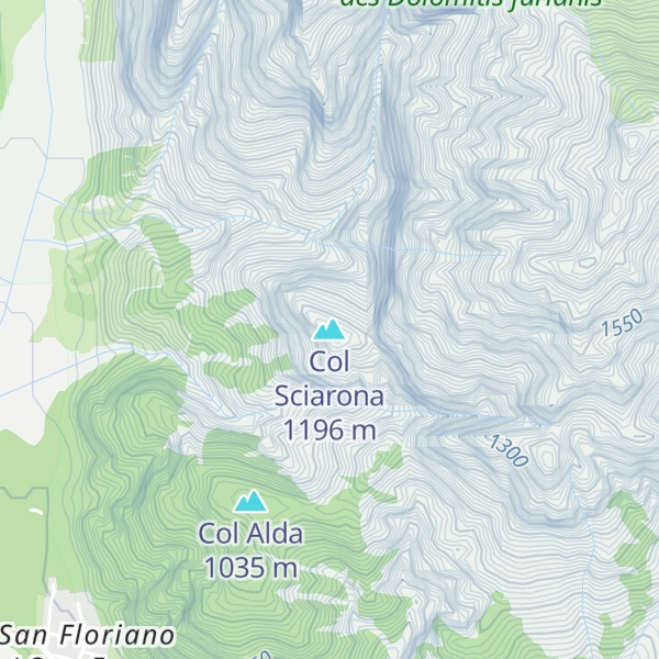 Map of Col Sciarona