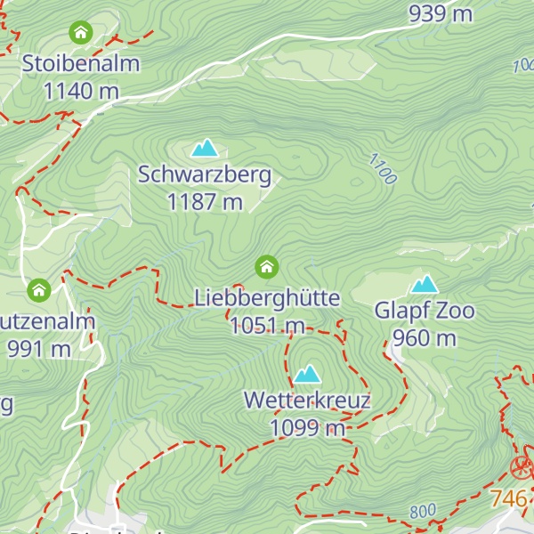 Map of Liebberghütte