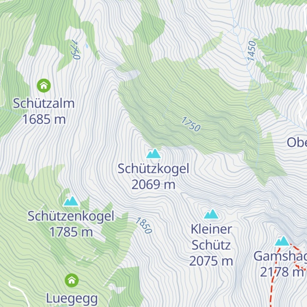 Map of Schützkogel