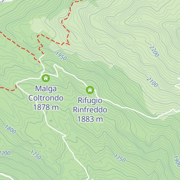 Map of Rifugio Rinfreddo