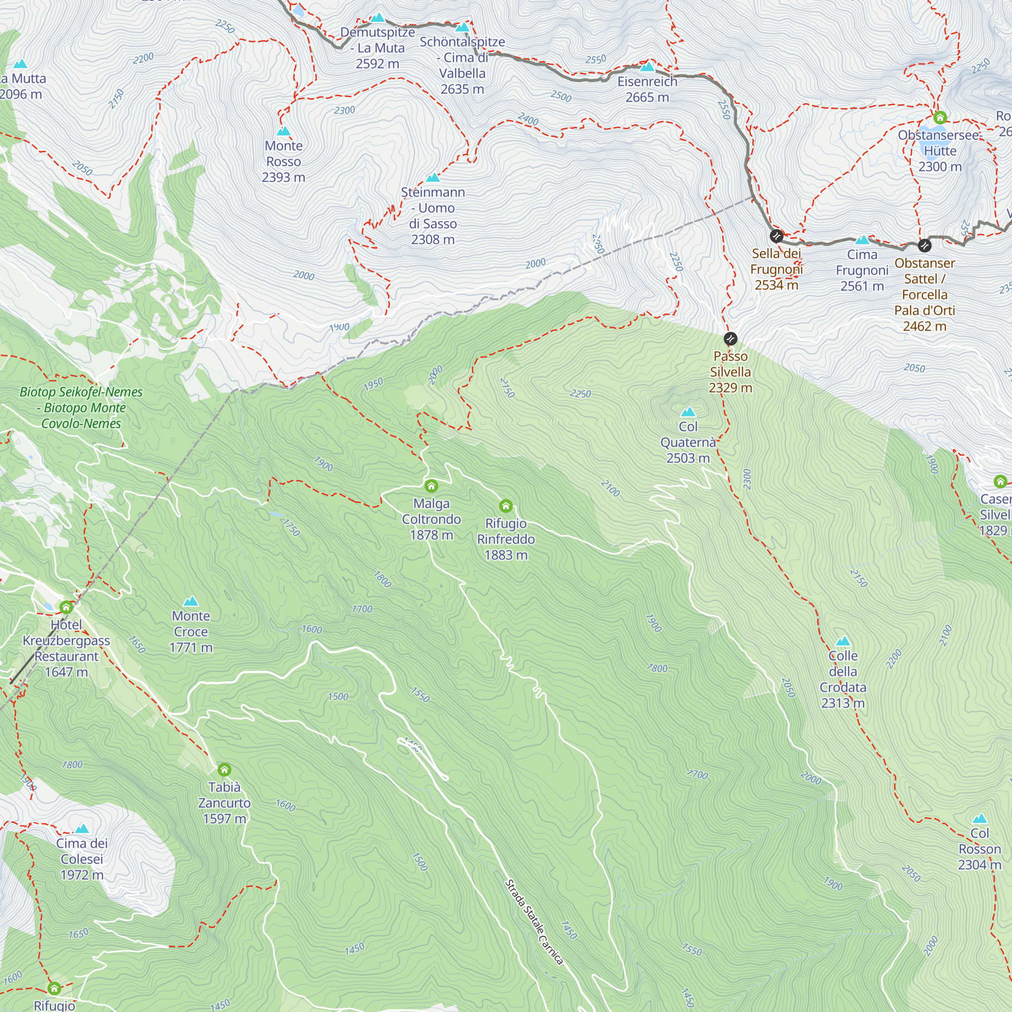 Rifugio Rinfreddo map