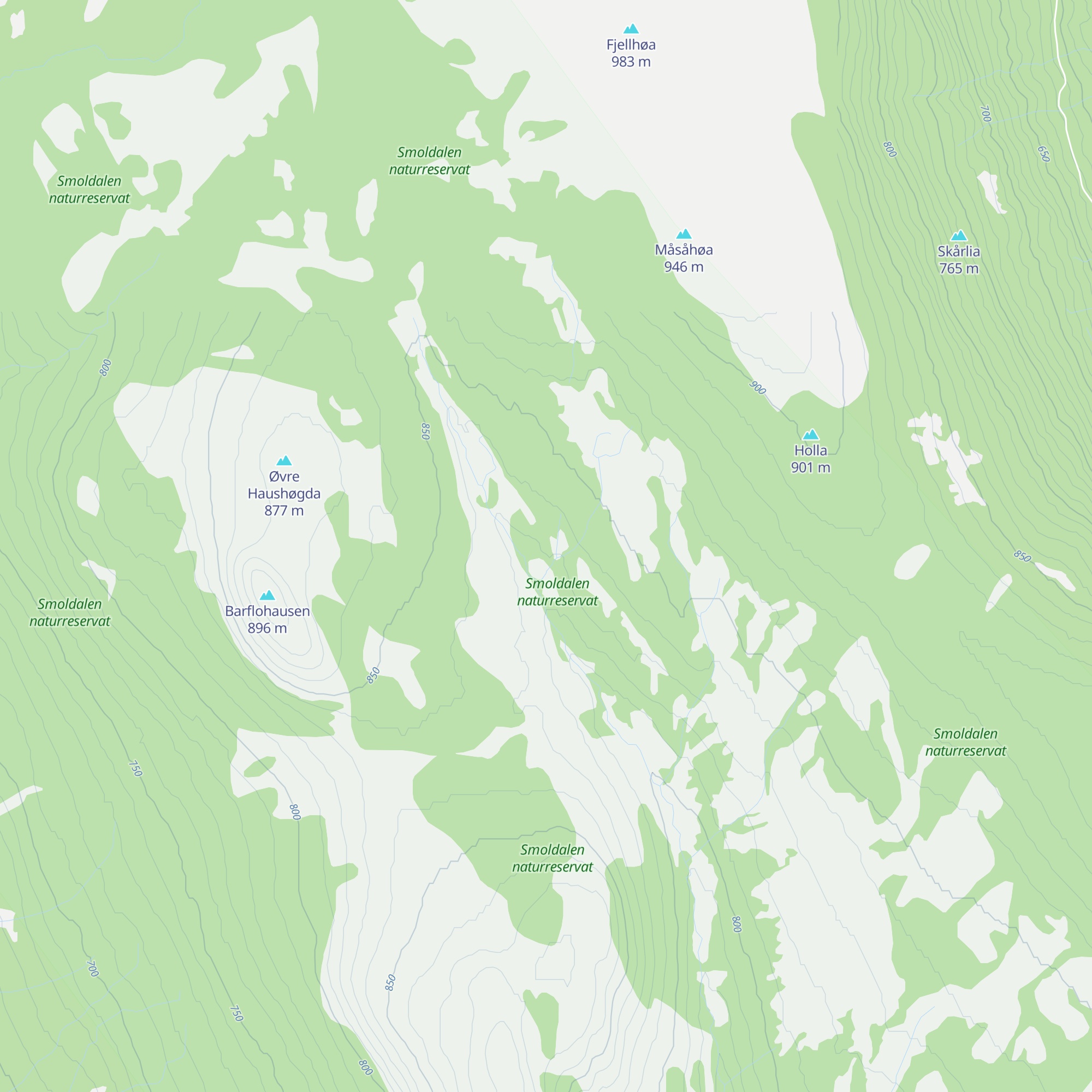 Smoldalsbua (Gjerdingskoia) map