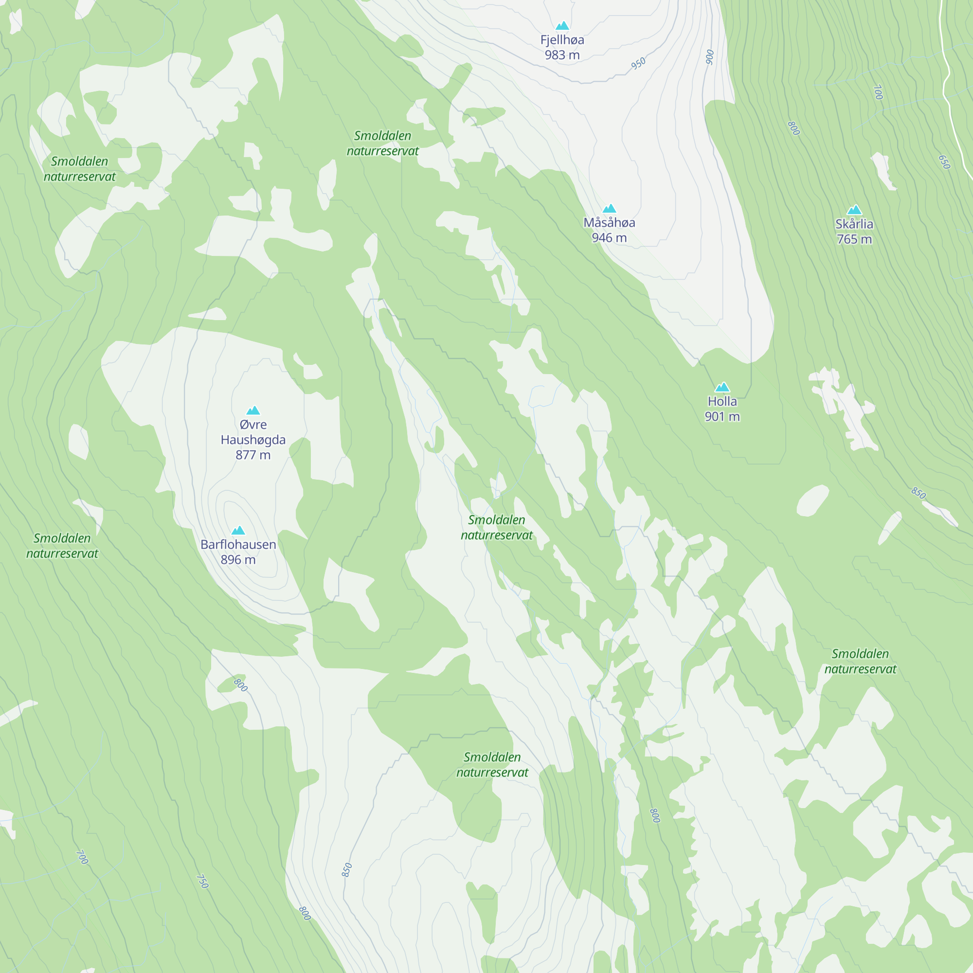 Smoldalsbua (Gjerdingskoia) map