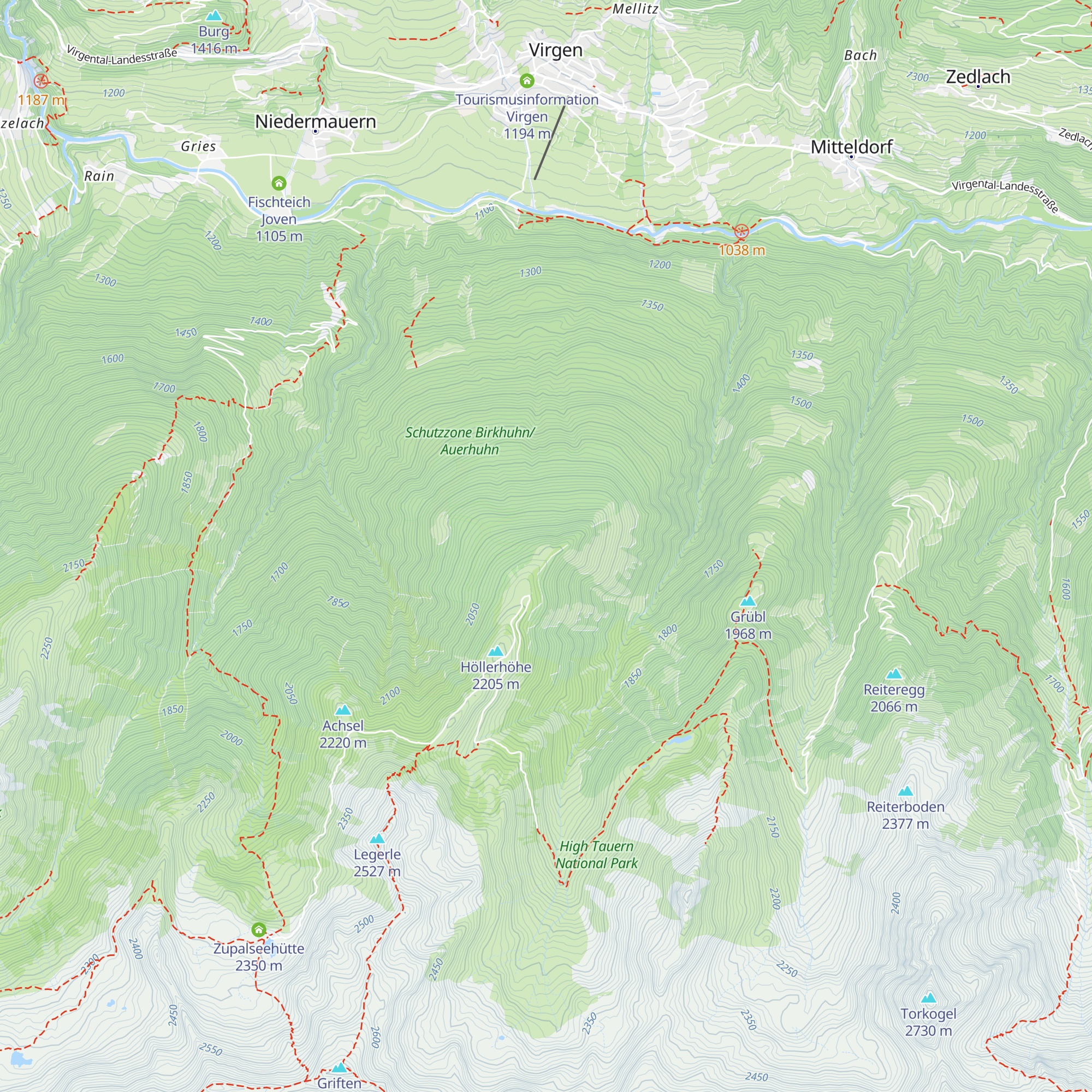 Wetterkreuzhütte map