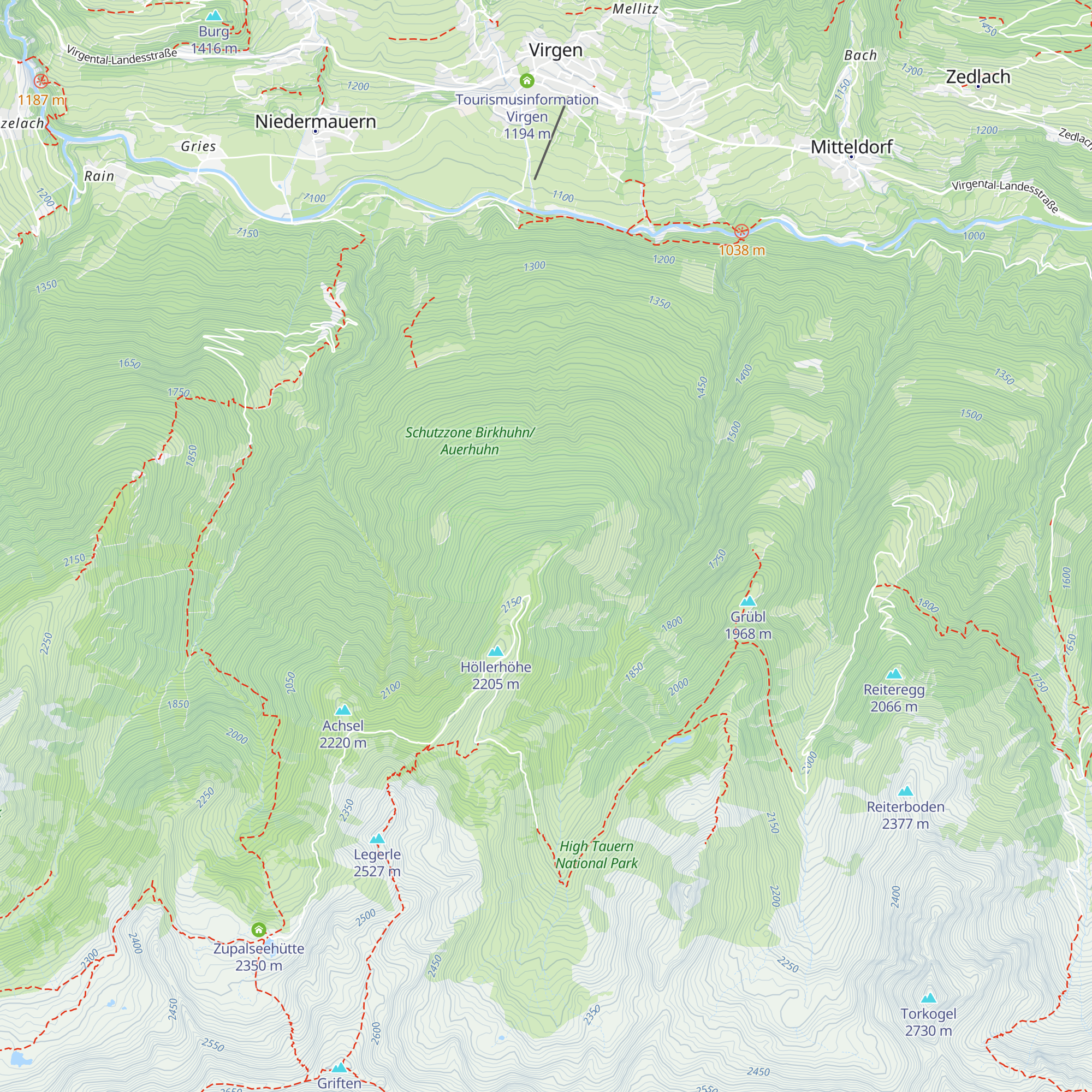 Wetterkreuzhütte map