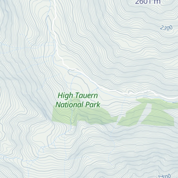Map of Gosser Alm