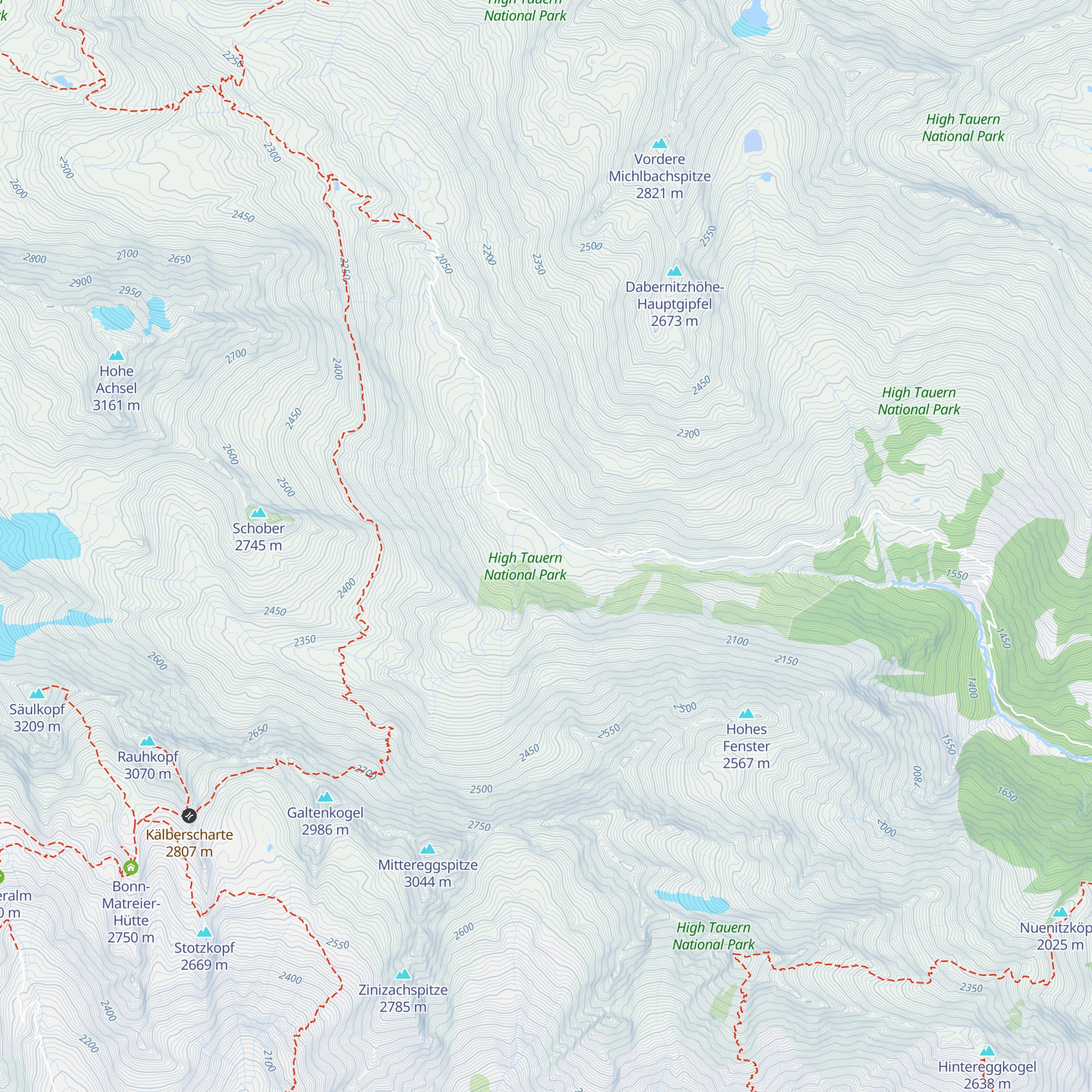 Gosser Alm map