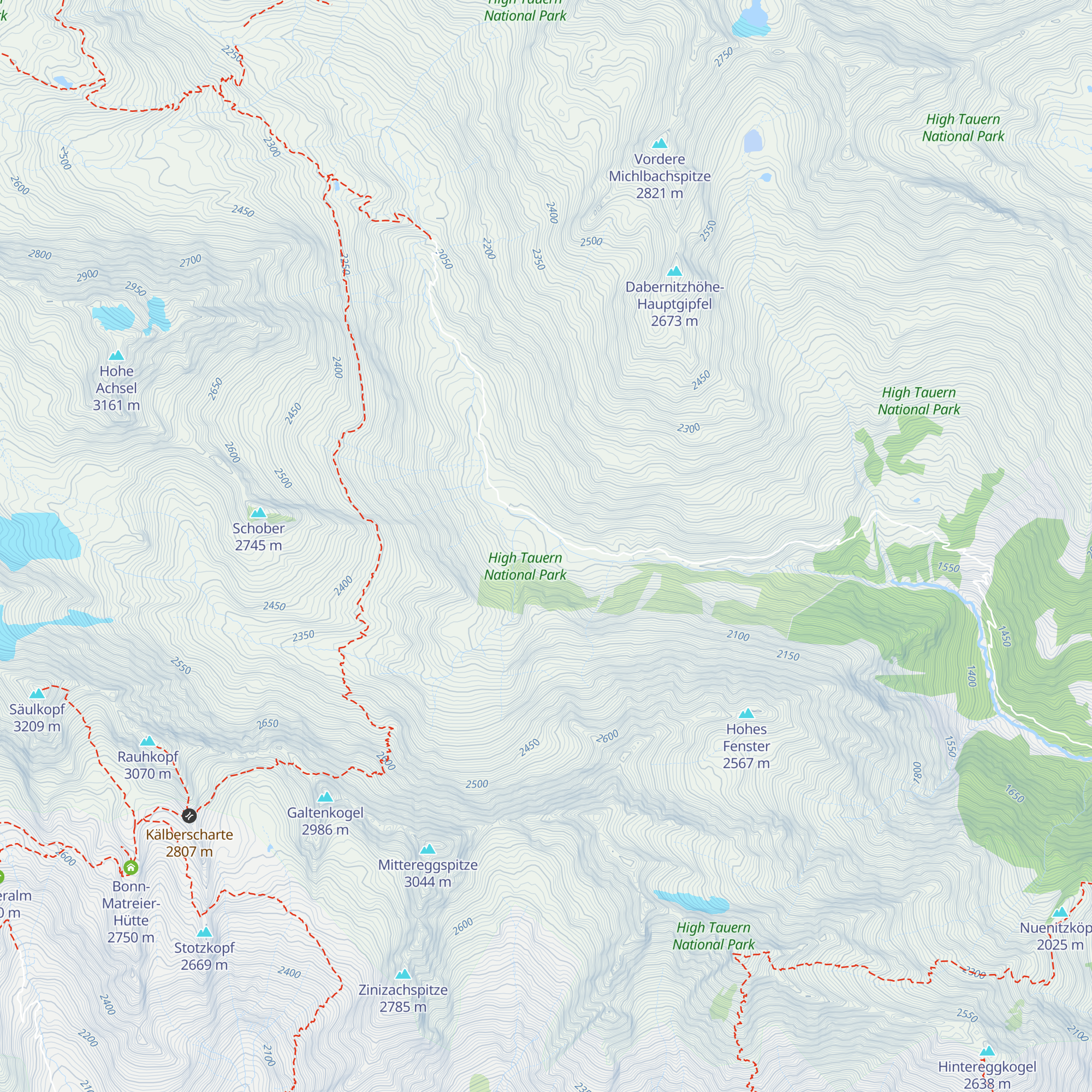 Gosser Alm map