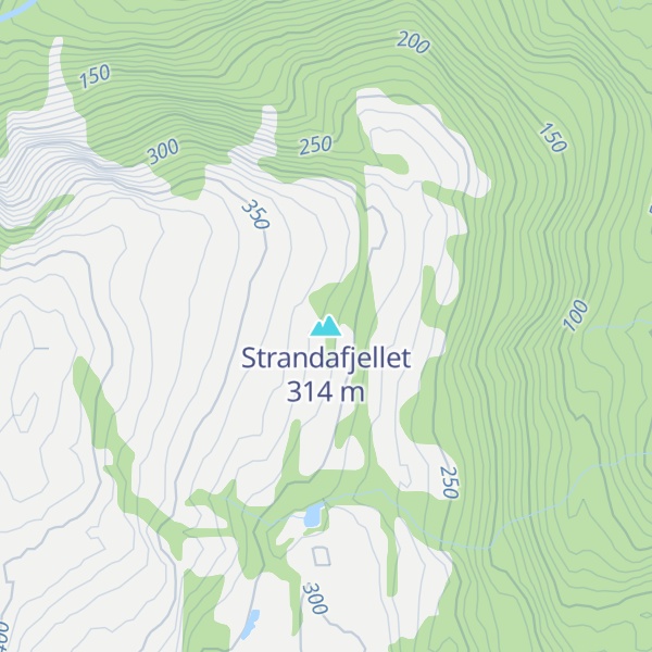 Map of Strandafjellet