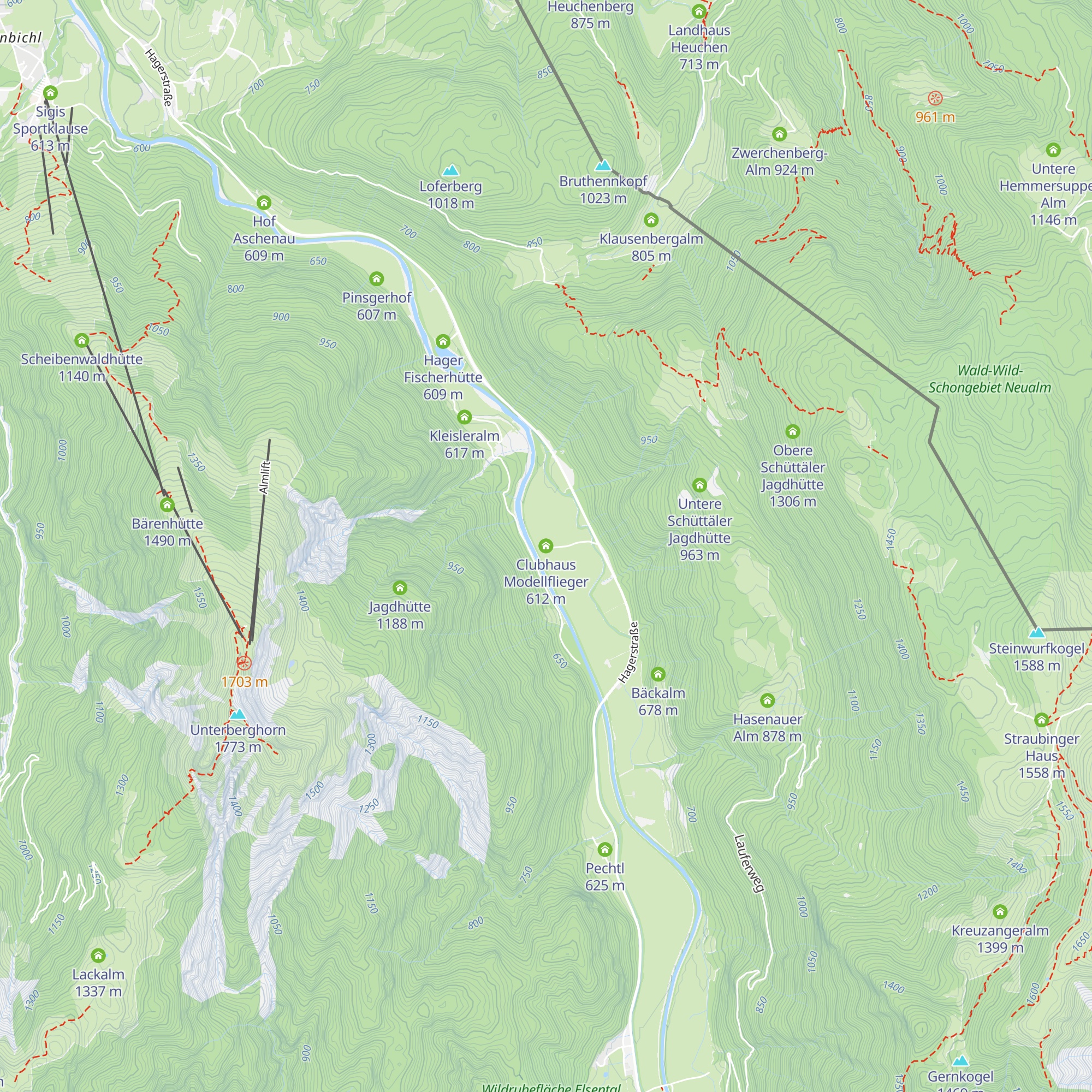 Clubhaus Modellflieger map