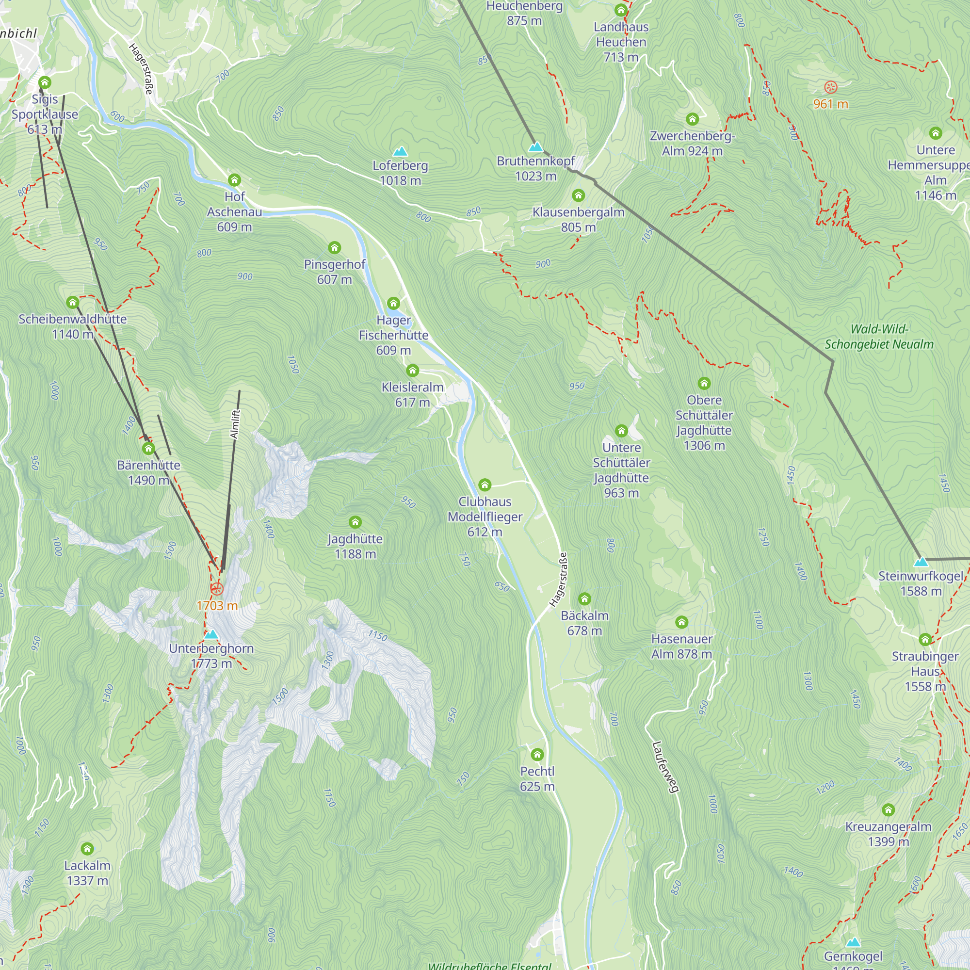 Clubhaus Modellflieger map