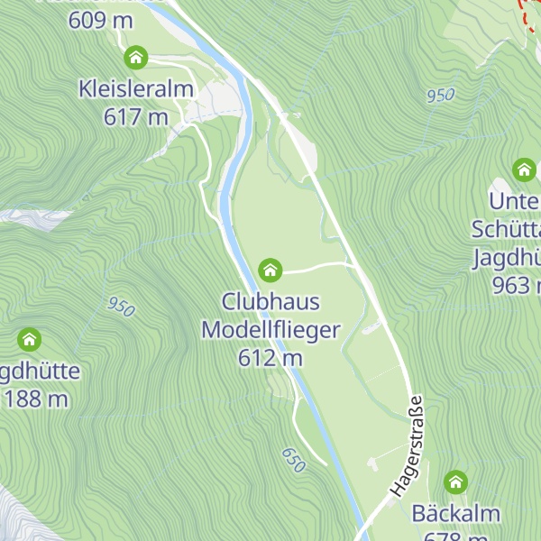 Map of Clubhaus Modellflieger