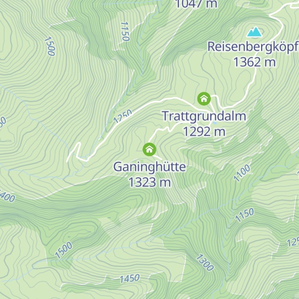 Map of Ganinghütte