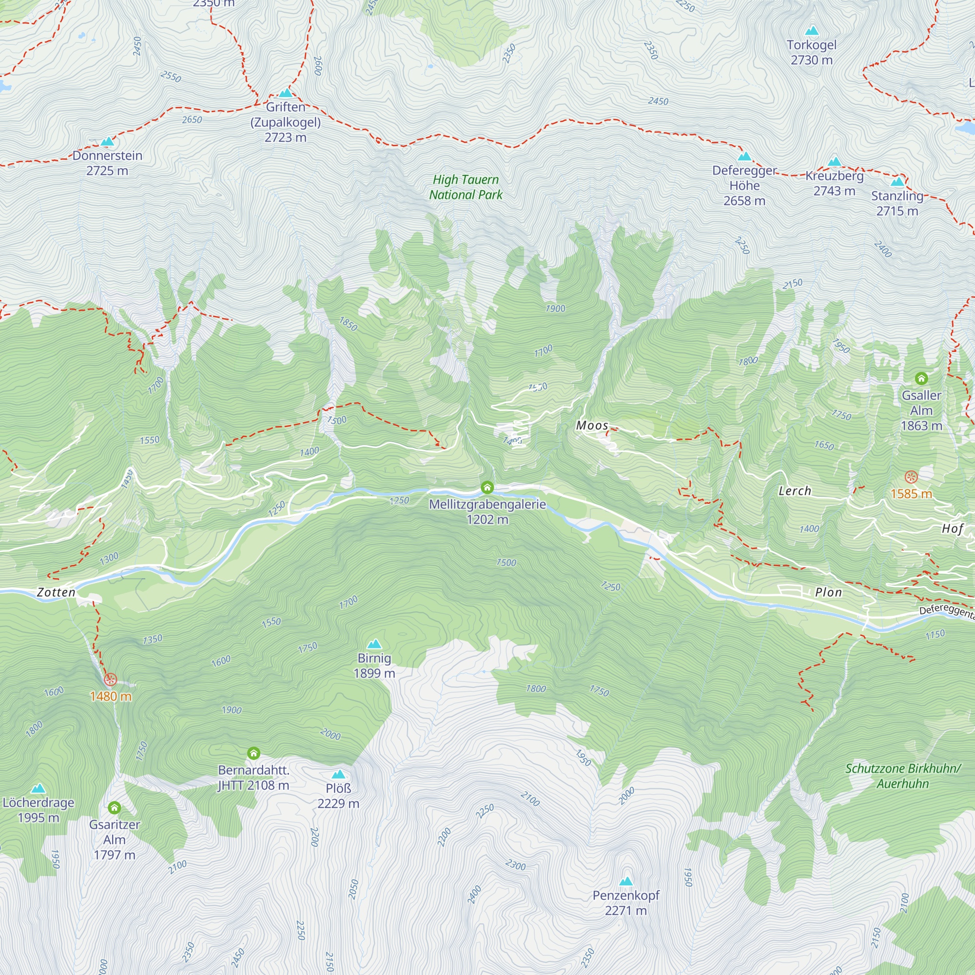 Mellitzgrabengalerie map