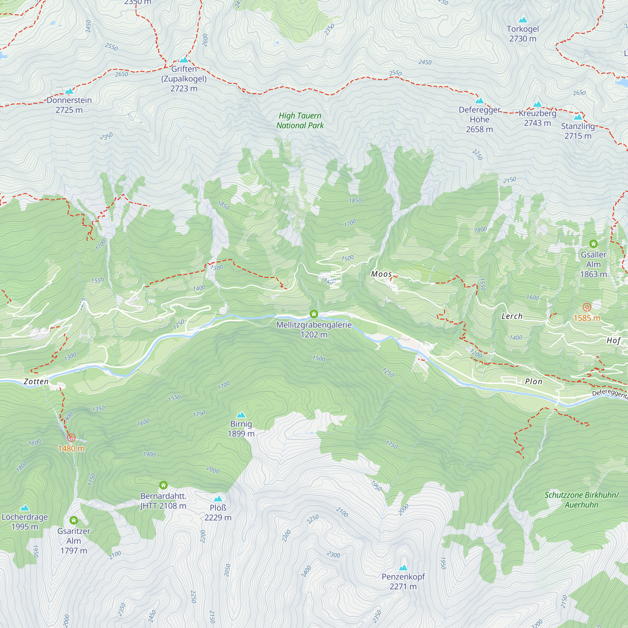 Mellitzgrabengalerie map