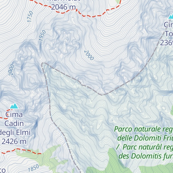 Map of Cima Talagona