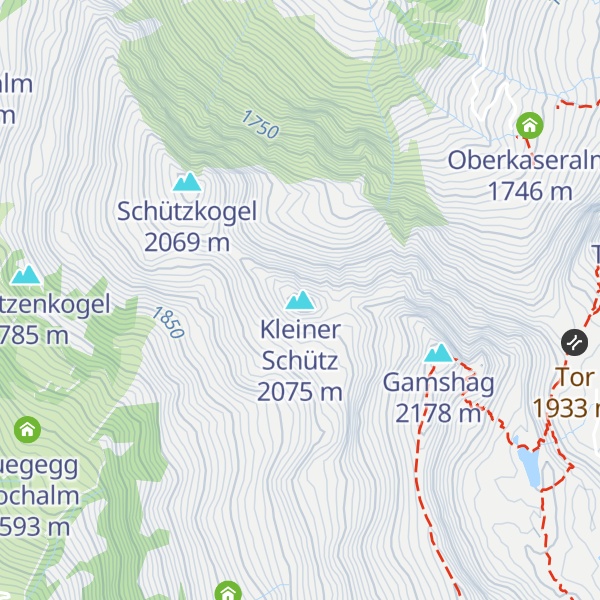 Map of Kleiner Schütz