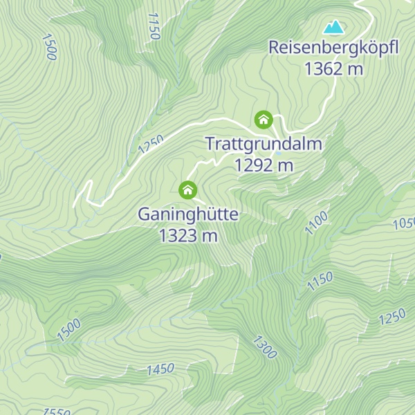 Map of Hauserhütte