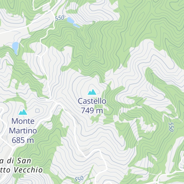 Map of Castello