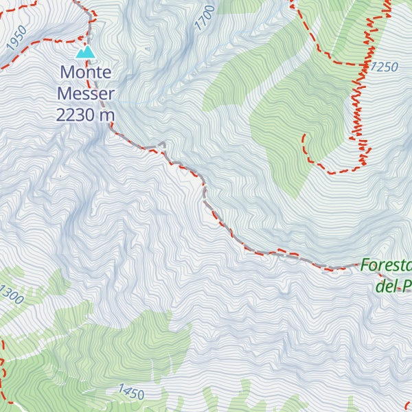 Map of Monte Pastour