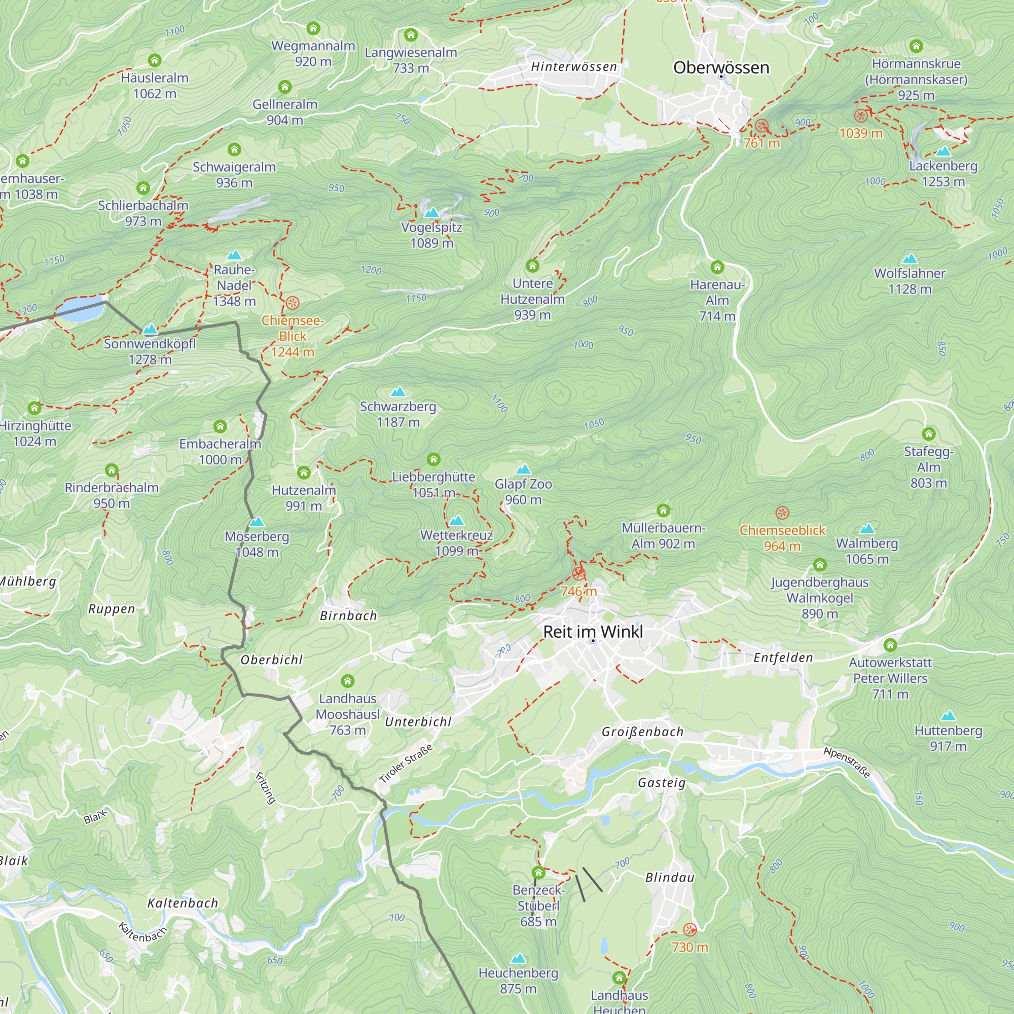Glapfalm map