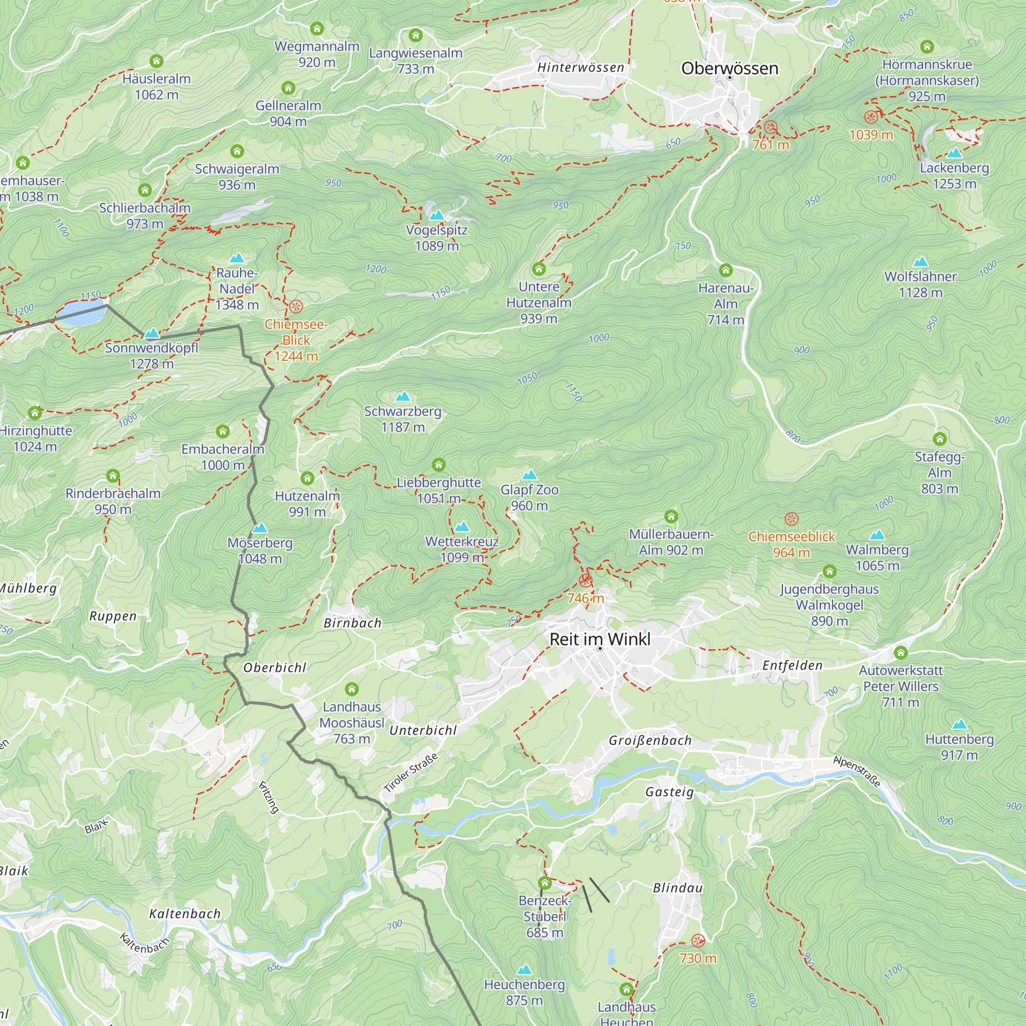 Glapfalm map