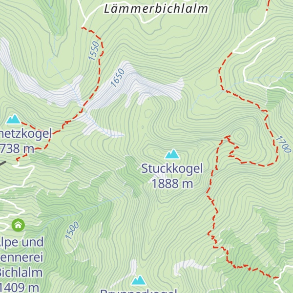 Map of Hundeführerbiwak
