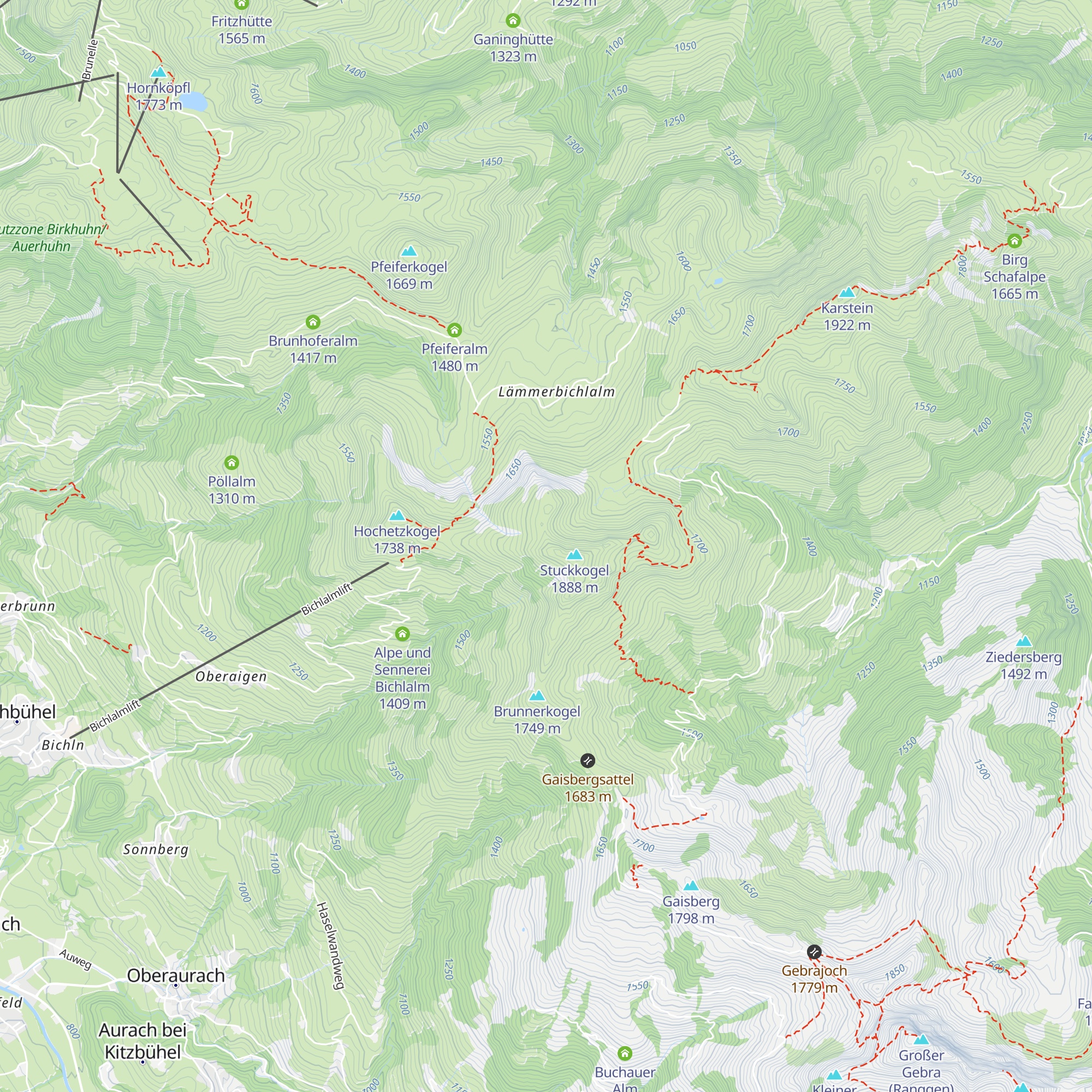Hundeführerbiwak map