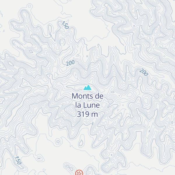 Map of Monts de la Lune