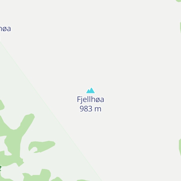Map of Fjellhøa