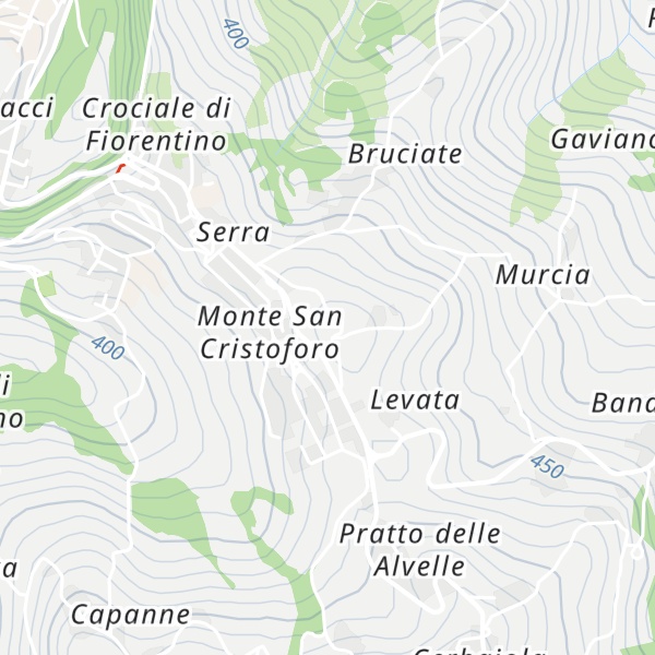 Map of Monte San Cristoforo