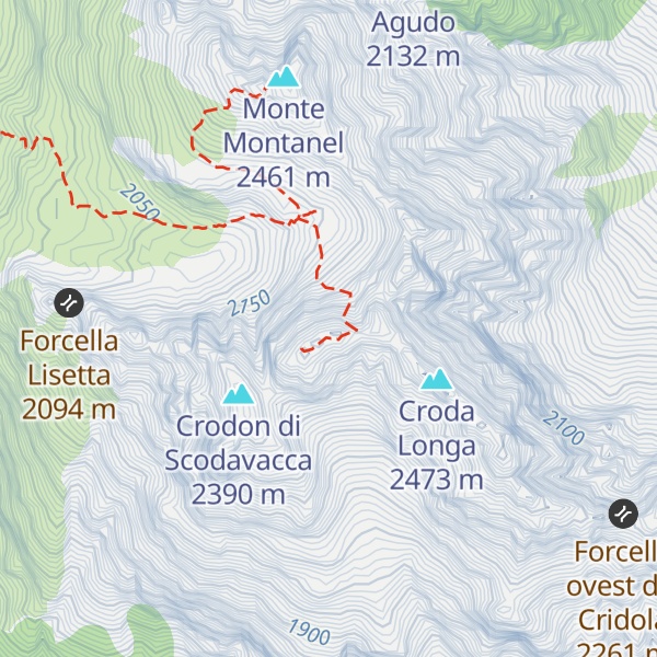 Map of Cima Herberg