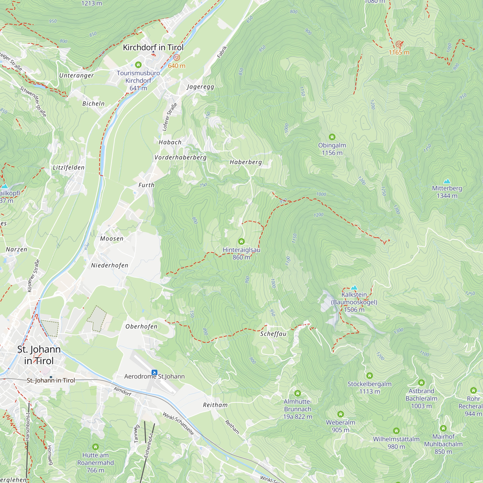 Hinteraiglsau map