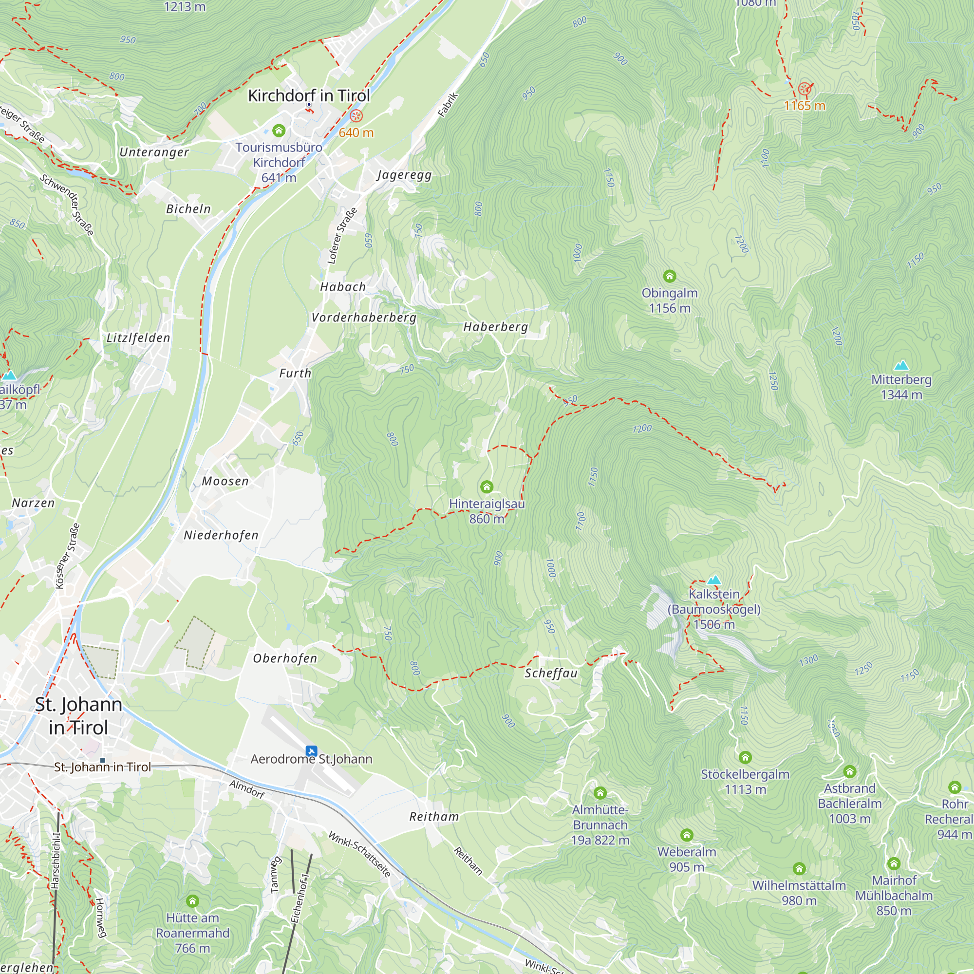 Hinteraiglsau map
