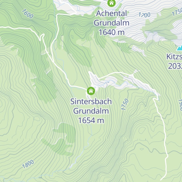 Map of Sintersbach Grundalm
